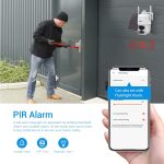 ESCAM G24 3MP WiFi Smart Night Vision Zwei-Wege-Sprachsprechanlage Solarkamera unterstützt Full HD AI-Erkennung PIR-Alarm – Bild 6