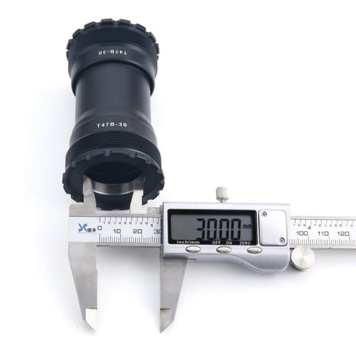 Das T47B30-Tretlager passt auf einen Fahrradrahmen mit einer Breite von 86,5 mm, T47B30 – Bild 5