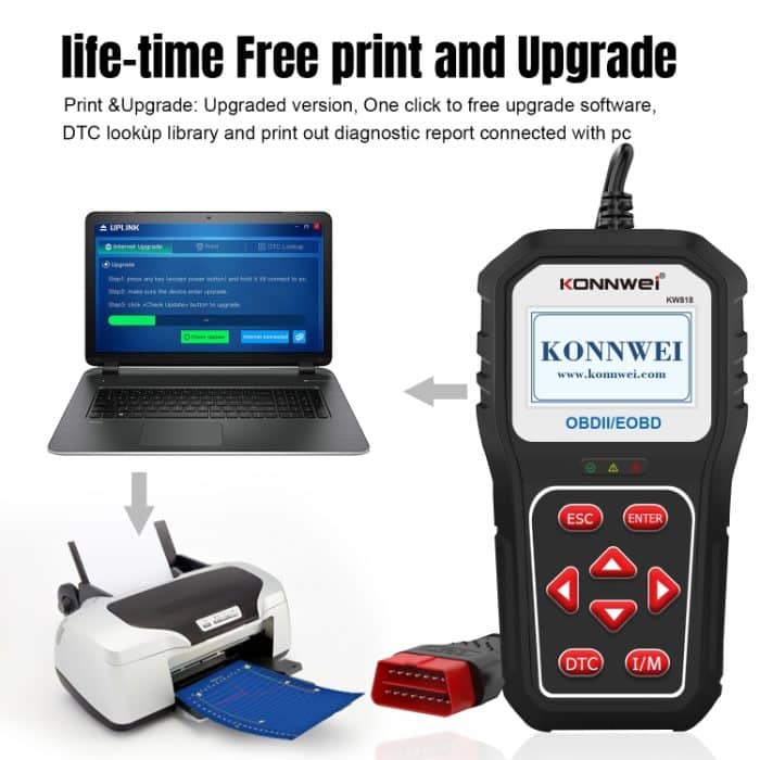 KONNWE KW818 Auto OBD2 Bluetooth Fehlerdetektor Diagnosewerkzeuge – Bild 6
