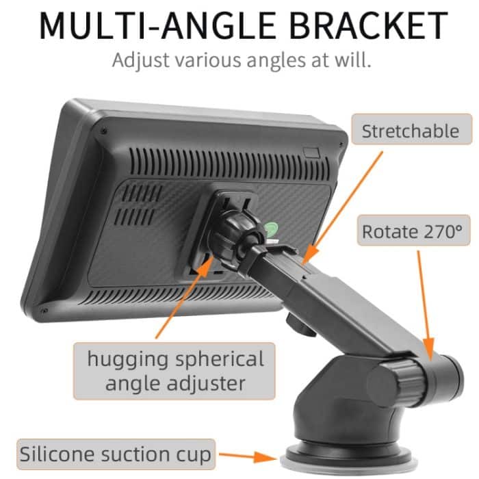 B5300A 7-Zoll-Wireless-CarPlay-Auto-Bluetooth-MP5-Player, unterstützt die Verbindung von Mobiltelefonen – Bild 3