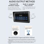 B5300A 7-Zoll-Wireless-CarPlay-Auto-Bluetooth-MP5-Player, unterstützt die Verbindung von Mobiltelefonen – Bild 4