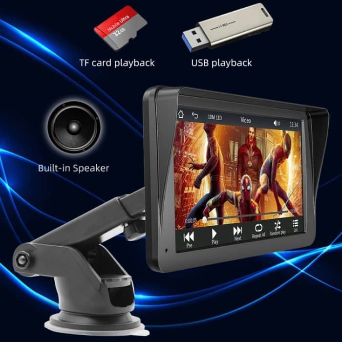 B5300A 7-Zoll-Wireless-CarPlay-Auto-Bluetooth-MP5-Player, unterstützt die Verbindung von Mobiltelefonen – Bild 5