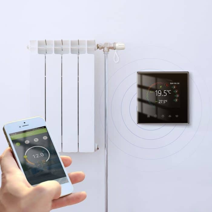 220V Smart Home Heizungsthermostat Elektrische Heizung WiFi Thermostat mit externem Sensorkabel, BHT-2002GBLM – Bild 8