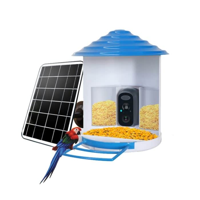 EDA0044434.jpg ESCAM PT389 IP66 Wasserdichte 2MP PIR-Bewegungserkennung Zwei-Wege-Audio-Nachtsicht-WLAN-Kamera mit AI-Vogelerkennung Vogelbeobachtungshaus – Bild 1