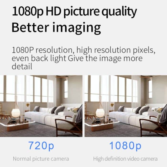 X2 Smart HD Mini-WLAN-Kamera unterstützt Nachtsicht, Bewegungserkennung und TF-Karte – Bild 4