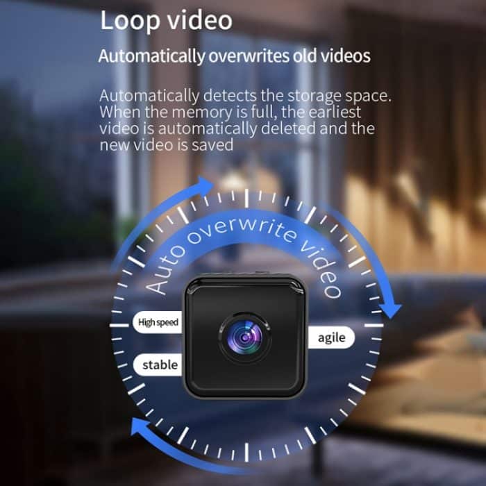 X2 Smart HD Mini-WLAN-Kamera unterstützt Nachtsicht, Bewegungserkennung und TF-Karte – Bild 7