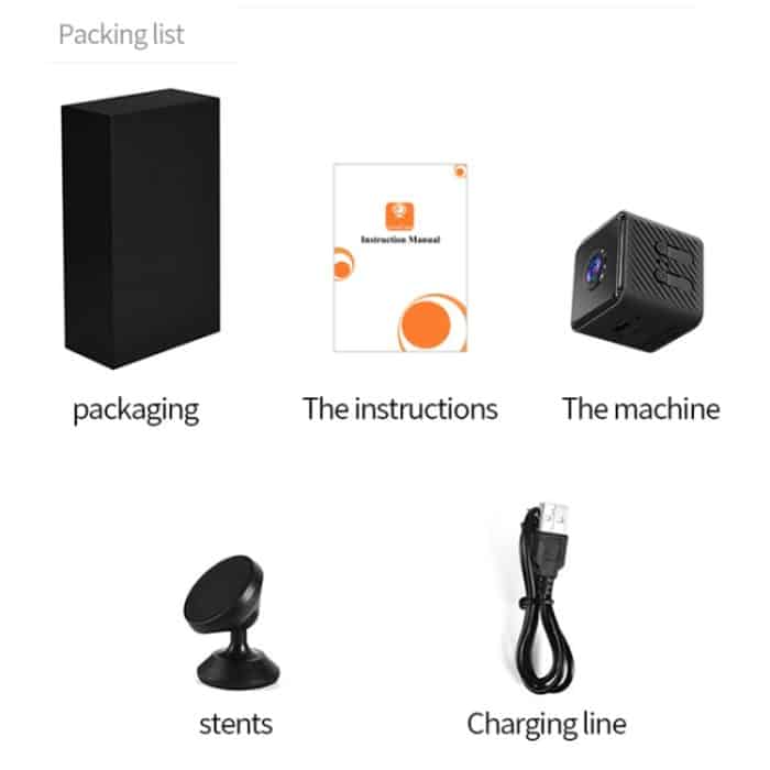 X2 Smart HD Mini-WLAN-Kamera unterstützt Nachtsicht, Bewegungserkennung und TF-Karte – Bild 9