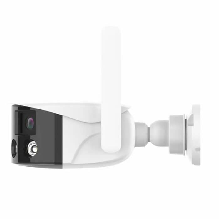 Q38 WIFI Humanoidenerkennung AI Alarm 180 Grad Dual 2MP IP Kamera, AU Plug, US Plug, EU Plug, UK Plug – Bild 2