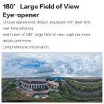 Q38 WIFI Humanoidenerkennung AI Alarm 180 Grad Dual 2MP IP Kamera, AU Plug, US Plug, EU Plug, UK Plug – Bild 4