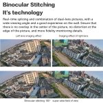 Q38 WIFI Humanoidenerkennung AI Alarm 180 Grad Dual 2MP IP Kamera, AU Plug, US Plug, EU Plug, UK Plug – Bild 7