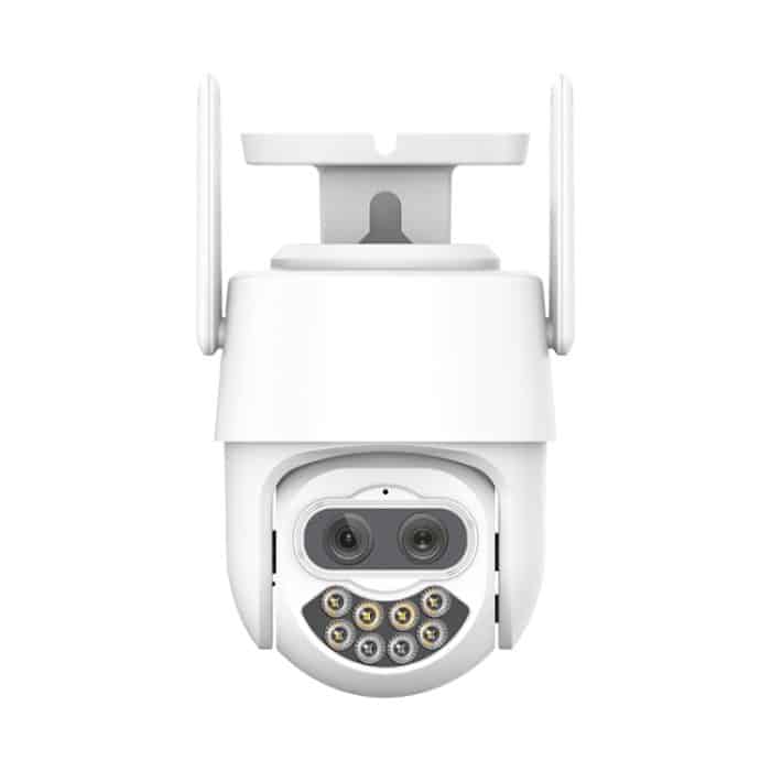 QX82 400 W Dual-Screen-Zweikanal-Synchronüberwachungs-IP-Kamera, AU Plug, US Plug, EU Plug, UK Plug – Bild 2