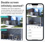 QX82 400 W Dual-Screen-Zweikanal-Synchronüberwachungs-IP-Kamera, AU Plug, US Plug, EU Plug, UK Plug – Bild 6