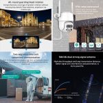 QX82 400 W Dual-Screen-Zweikanal-Synchronüberwachungs-IP-Kamera, AU Plug, US Plug, EU Plug, UK Plug – Bild 9