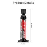 Qianli MEGA-IDEA Nano-Lötmaske 3S Jump Wire UV-trockener, schnell aushärtender Kleber, 1pcs, 2pcs, 3pcs, 5pcs, 10pcs – Bild 3