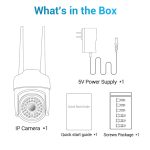 ESCAM PVR007 3MP Smart HD WiFi-Kamera unterstützt Vollfarb-Nachtsicht/Bewegungserkennung/Tonalarm/TF-Karte, PVR007 – Bild 13