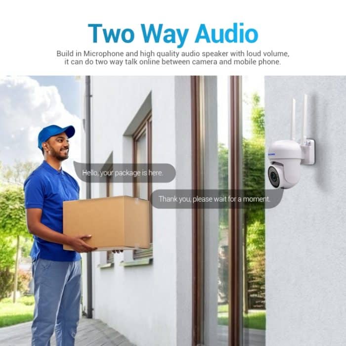 ESCAM PVR007 3MP Smart HD WiFi-Kamera unterstützt Vollfarb-Nachtsicht/Bewegungserkennung/Tonalarm/TF-Karte, PVR007 – Bild 8