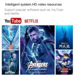 A007 Tragbarer 1280 x 720 HD 113 ANSI Smart LED-Projektor, AU Plug, EU Plug, UK Plug, US Plug – Bild 15