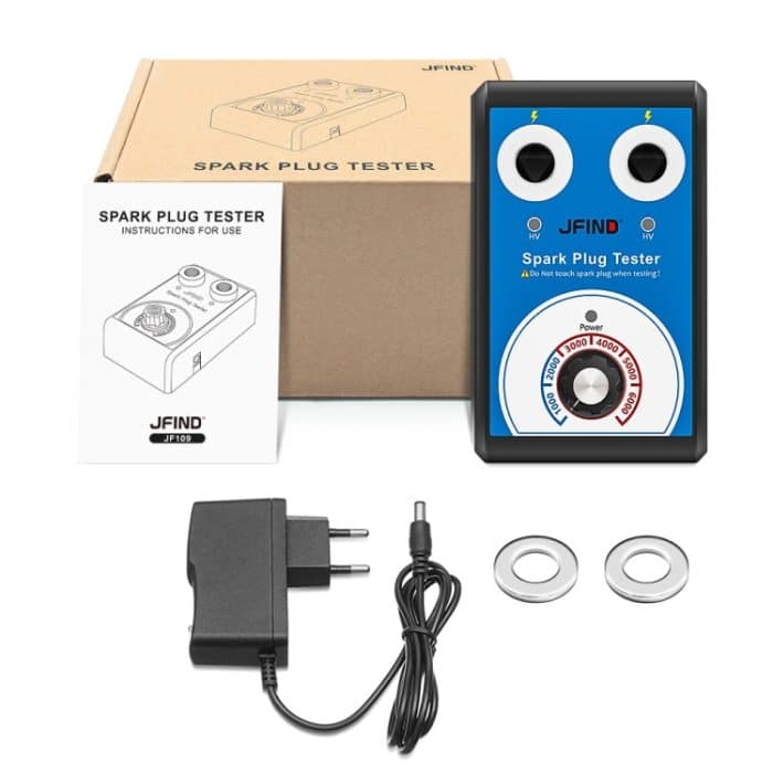 EDA004530301B.jpg JFIND JF109 Auto-Doppelloch-Zündkerzentester, JF109 (US Plug), JF109 (EU Plug) – Bild 1