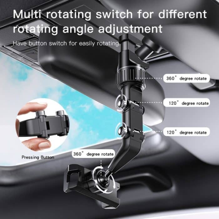 Yesido C192 Auto-Rückspiegel mit Handyhalterung, C192 – Bild 3
