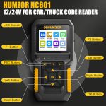 HUMZOR NC601 12-24V Auto- und LKW-OBD2-Scan-Tool-Diagnosetool – Bild 7