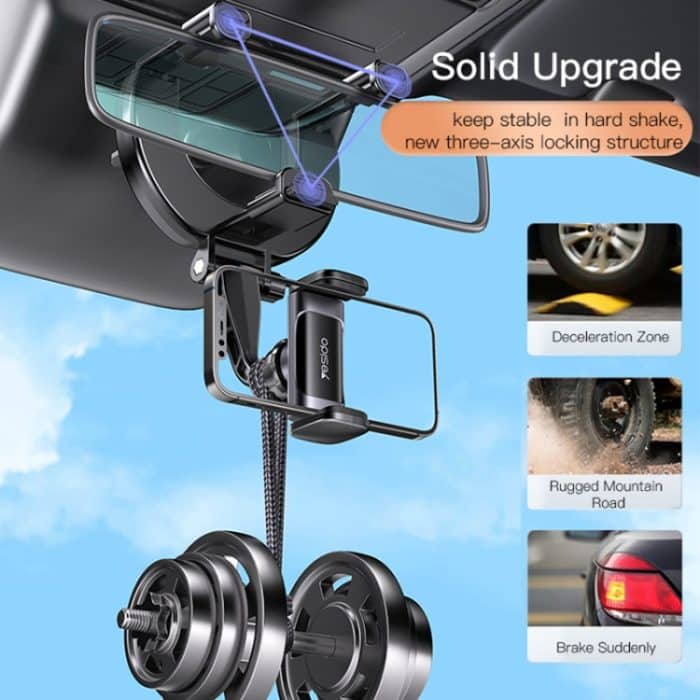 Yesido C193 Auto-Rückspiegel mit Handyhalterung, C193 – Bild 3