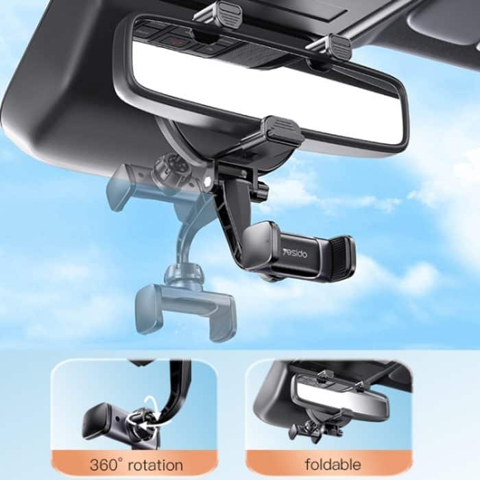 Yesido C193 Auto-Rückspiegel mit Handyhalterung, C193 – Bild 5