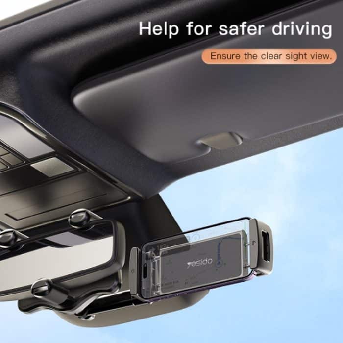 Yesido C196 Auto-Rückspiegel mit Handyhalterung, C196 – Bild 7