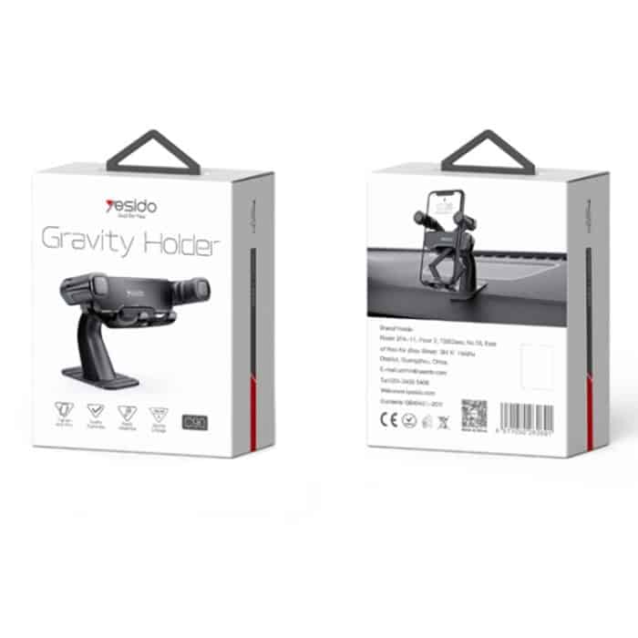 Yesido C90 Auto-Mittelkonsole, magnetischer Schwerkraft-Handyhalter, C90 – Bild 9