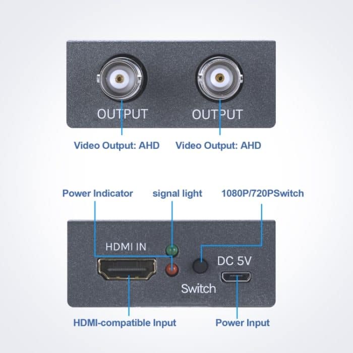 NK-C9 HDMI zu AHD 1080P HD-Videokonverter, NK-C9 HDMI to AHD – Bild 4