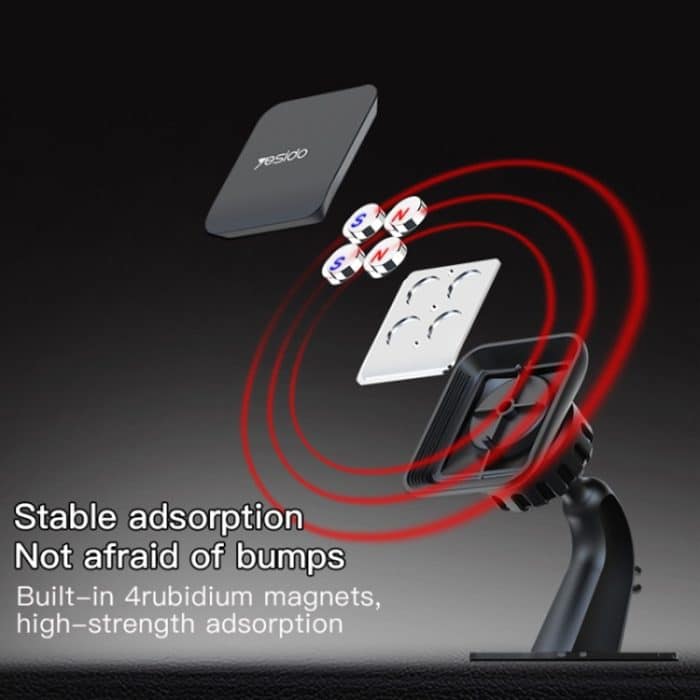 Yesido C110 Car Center Console Paste Magsafe Magnetische Telefonhalterung, C110 – Bild 4