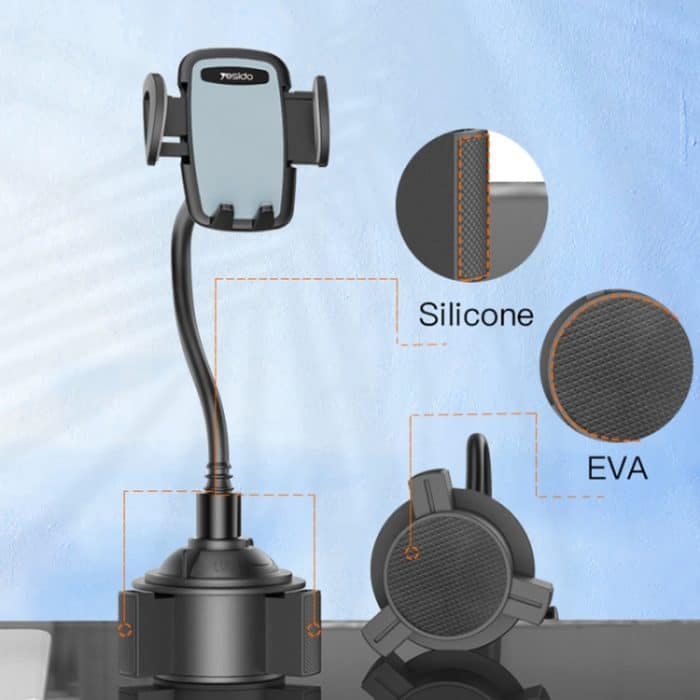 Yesido C112 Universal Auto Wasserbecherhalter Teleskopschlauch Telefonhalter, C112 – Bild 2