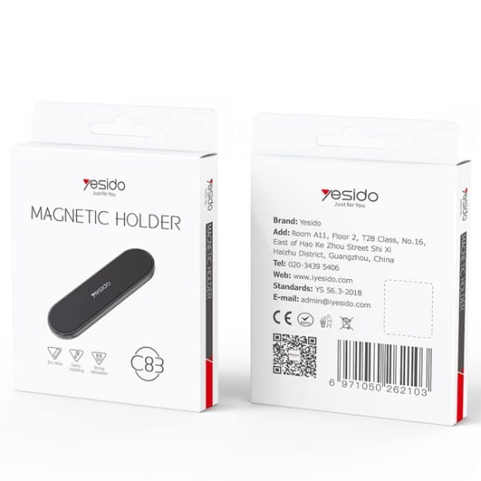 Yesido C83 Auto-starker magnetischer Handyhalter, C83 (Black), C83 (Silver) – Bild 2