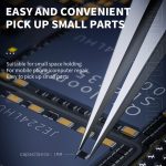 Mechaniker KA-11 Nichtmagnetische Mikrometer-Spitzpinzette – Bild 5