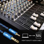 EMK 3,5-mm-Klinkenstecker auf 6,35-mm-Klinkenstecker, vergoldeter Stecker, Nylongeflecht, AUX-Kabel für Computer/X-BOX/PS3/CD/DVD, 1m, 1.5m, 2m, 3m, 5m – Bild 7