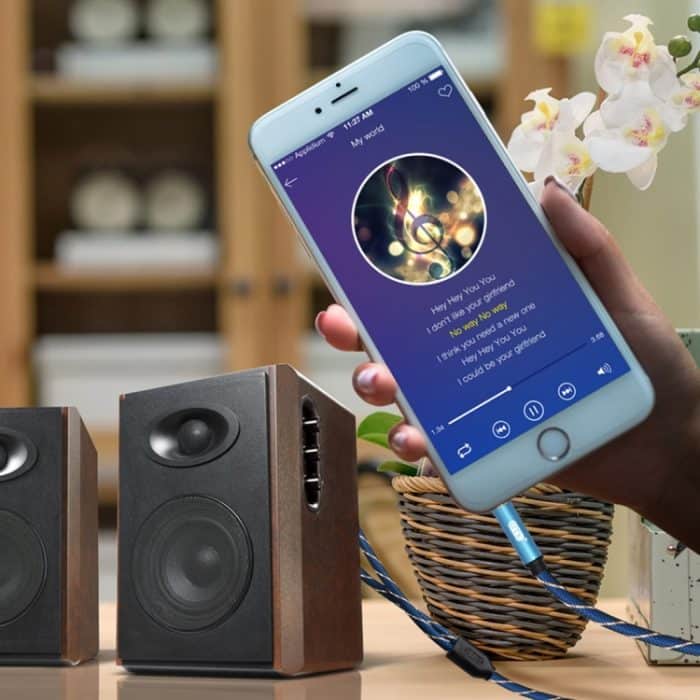 EMK 3,5-mm-Klinkenstecker auf 2 x Cinch-Stecker, vergoldeter Stecker, Lautsprecher-Audiokabel, 1m, 1.5m, 2m, 3m, 5m – Bild 7