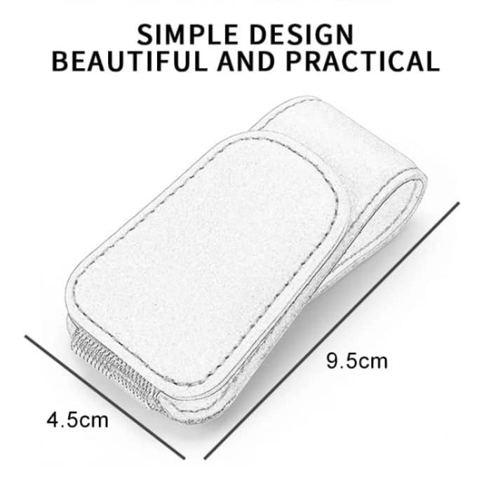 Auto-Sonnenblenden-Brillenhalter, multifunktionales Karten-Clip-Aufbewahrungsregal – Bild 2