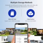 SHIWOJIA IP66 wasserdichte 4G 3MP Solar Dome IP-Kamera, Zwei-Wege-Audio & PIR-Bewegungserkennung & Nachtsicht, EU, AU – Bild 11