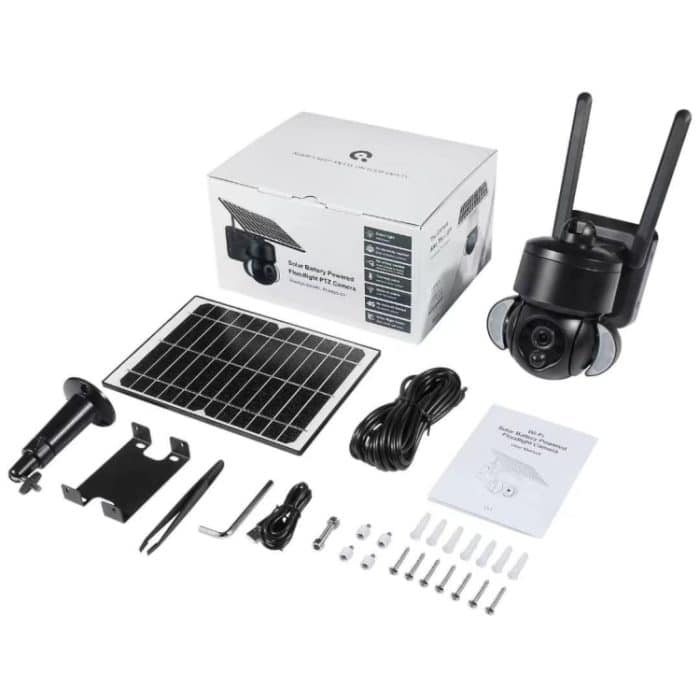 SHIWOJIA IP66 wasserdichte 4G 3MP Solar Dome IP-Kamera, Zwei-Wege-Audio & PIR-Bewegungserkennung & Nachtsicht, EU, AU – Bild 13