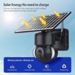 SHIWOJIA IP66 wasserdichte 4G 3MP Solar Dome IP-Kamera, Zwei-Wege-Audio & PIR-Bewegungserkennung & Nachtsicht, EU, AU – Bild 5