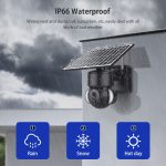 SHIWOJIA IP66 wasserdichte 4G 3MP Solar Dome IP-Kamera, Zwei-Wege-Audio & PIR-Bewegungserkennung & Nachtsicht, EU, AU – Bild 10