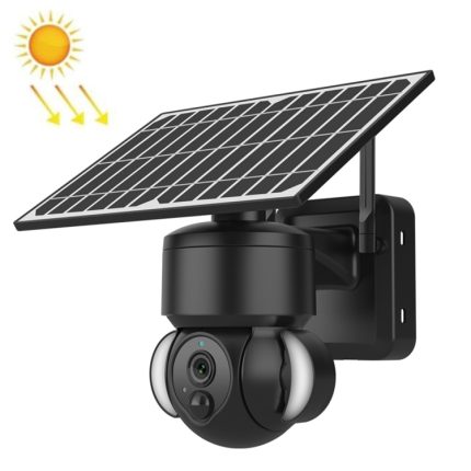 SHIWOJIA IP66 wasserdichte 4G 3MP Solar Dome IP-Kamera, Zwei-Wege-Audio & PIR-Bewegungserkennung & Nachtsicht, US