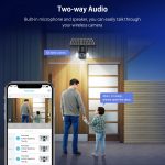 SHIWOJIA IP66 wasserdichte 4G 3MP Solar Dome IP-Kamera, Zwei-Wege-Audio & PIR-Bewegungserkennung & Nachtsicht, US – Bild 9