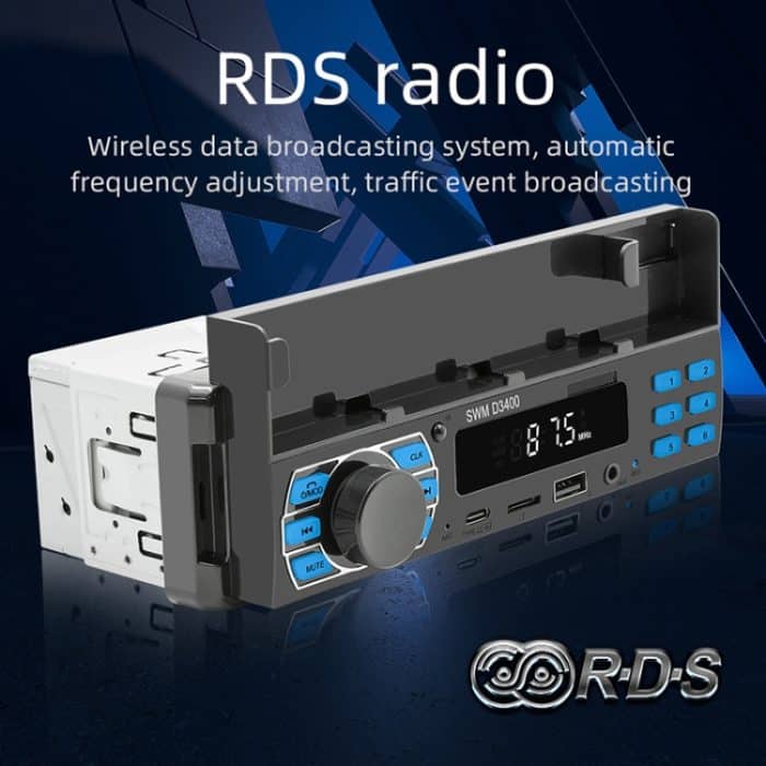 SWM D3400 Auto-Bluetooth-MP3-Player unterstützt Smart Voice Assistant / FM – Bild 10