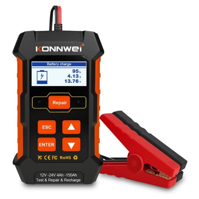 KONNWEI KW520 12V / 24V 3-in-1-Autobatterietester mit Erkennungs-, Reparatur- und Ladefunktion, KW520 – Bild 1