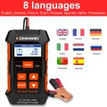 KONNWEI KW520 12V / 24V 3-in-1-Autobatterietester mit Erkennungs-, Reparatur- und Ladefunktion, KW520 – Bild 8