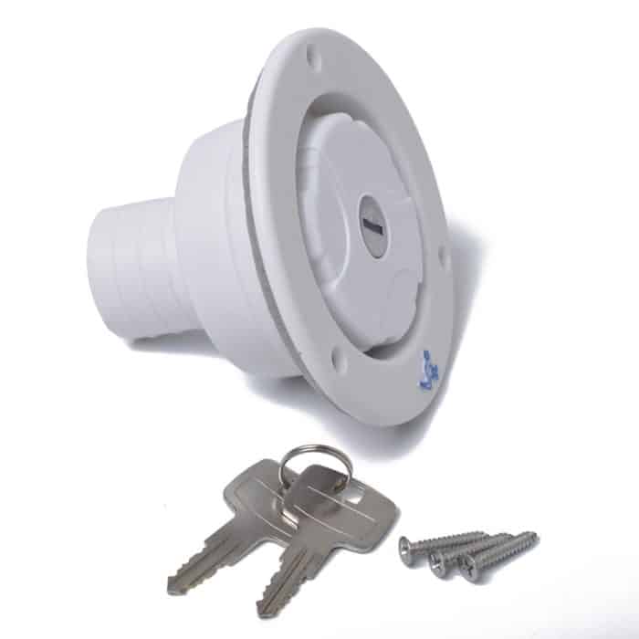 Verriegelbares Schwerkraft-Wassereinlass-Füllschalen-Lukenschloss für Wohnmobil-Wohnwagen-Anhängerautos, A1235 – Bild 1