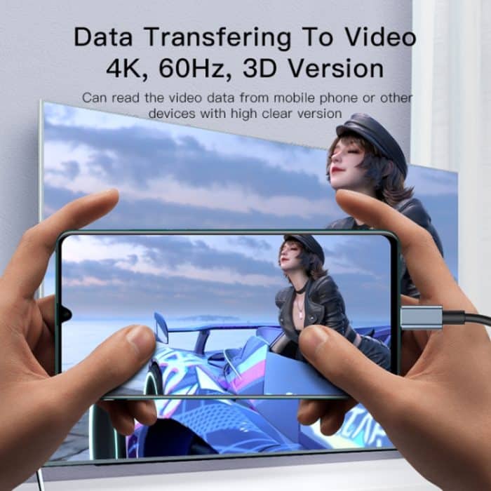 Yesido HM10 USB-C / Typ-C auf HDMI HD-Adapterkabel, HM10 – Bild 3