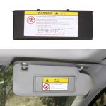 Für Peugeot 308 2010–2022, Linkslenker, Sonnenblende, Make-up-Spiegel 98177070, For Peugeot 308 2010-2022 (Black), For Peugeot 308 2010-2022 (Dark Beige), For Peugeot 308 2010-2022 (Light Beige), For Peugeot 308 2010-2022 (Grey)...