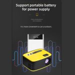 T20 320x240 400 Lumen Basisversion Tragbarer Heimkino-LED-HD-Digitalprojektor, UK Plug, Basic Version, EU Plug, Basic Version, AU Plug, Basic Version – Bild 6