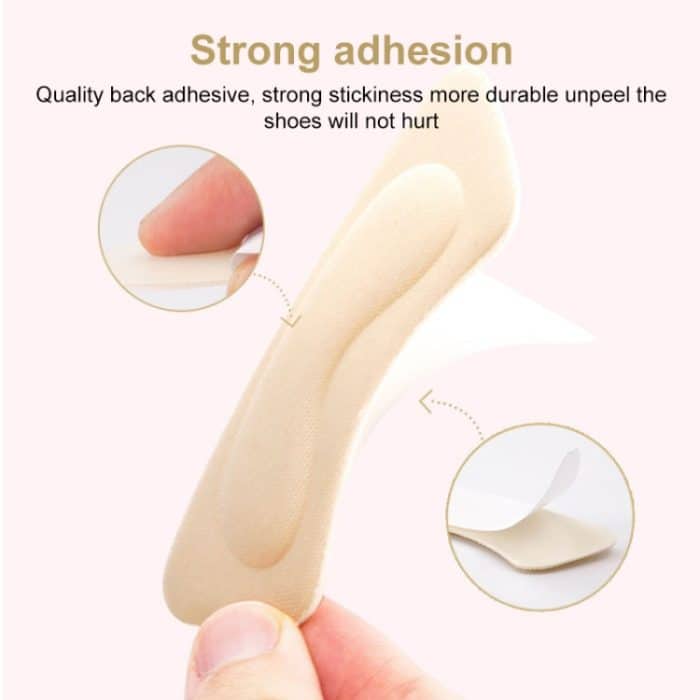 10 Stück unsichtbare Anti-Verschleiß-Absatzaufkleber in Schmetterlingsform, verdickte Schwamm-Absatzaufkleber, zufällige Farblieferung, 4mm Butterfly Shape, 7mm Butterfly Shape – Bild 4